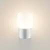 Image de Molto Luce applique d'extérieur Lanu Flat, blanc, aluminium/verre