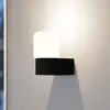 Image de Molto Luce applique d'extérieur Lanu Flat, noir, aluminium/verre