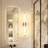 Image de Molto Luce Applique murale LED VINA S, noire, largeur 40 cm, IP44, CCT