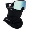 Image de Anon Lunettes de neige M6 + lentille bonus + masque facial MFI + étui (monture : noir, verres : Perceive Variable Blue, lentille de rechange : Perceive Cloudy Pink)
