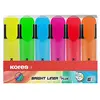 Image de Kores - Bright Liner Plus : Surligneurs Fluorescents de Couleur, Pointe Biseautée et Encre à Base d'Eau, Forme Ergonomique, Fournitures Scolaires et de Bureau, Paquet de 6 Couleurs Assorties
