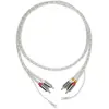 Image de Pro-Ject Connect it Cable - Câble RCA - Reproduction sonore claire, Technologie double paire torsadée, Matériaux de haute qualité - Noir