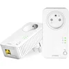 Image de STRONG - Powerline 600 Kit - Duo Prises CPL - Kit CPL - 600 Mbps - Compatible Toute Box/Routeur - Port Ethernet + Prise Filtrée - Installation Rapide - Internet Haut Débit Partout -POWERL600DUOFRV2