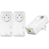 Image de STRONG - Powerline 600 Kit - Trio Prises CPL - Kit CPL - 600 Mbps - Compatible Toute Box/Routeur - 1 Port Ethernet + Prise Filtrée - Installation Rapide - Accès Internet Haut Débit Partout - Blanc