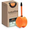 Image de Chambre à air Tubo - route - 700c - valve 80mm - orange