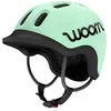 Image de woom Ready Casque de vélo pour enfant XS avec visière et protection contre les chocs - Casque de vélo confortable pour enfants garçons et filles - Casque réglable pour enfants de 46 à 50 cm - Menthe