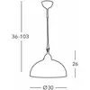 Image de austrolux Kolarz Suspension Nonna Ø 30 cm Fleur dorée Bord ondulé