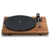 Image de Pro-Ject E1.2, tourne-disque d'entrée de gamme Plug & Play avec contrôle électronique de la vitesse, force de suivi prédéfinie, équipée d'une cartouche phono Pick It MM E (noyer)