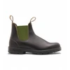 Image de Blundstone pour homme. 519 Bottines en cuir 519 vertes (43), Marron, Plat, Aucun, Casuel