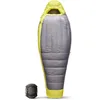 Image de Sea to Summit Spark Sac de Couchage ultraléger en Duvet pour Femme Regular (-9 °C) - en Forme de Momie - Pleine Longueur - 850+ Loft Ultra-Dry Down - 3 Saisons - pour la randonnée - Gris et Jaune