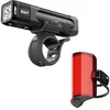 Image de Knog Blinder 1000 et Cobber Reflex Ensemble de feux de vélo 1000 lumens avant et arrière 170 lumens rechargeables par USB, 6 + 1 modes d'éclairage, étanchéité IP67, faisceau 330°, corps compact en