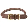 Image de Weatherbeeta Rolled Leather Dog Collar Large Brown