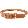 Image de Weatherbeeta Rolled Leather Dog Collar XX Large Tan