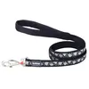 Image de Red Dingo Laisse pour Chien Style Diamond Noir 2 x 120 cm