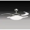 Image de Beacon Lighting Beacon Ventilateur avec lumière Fanaway Evo 2, chrome mat, silencieux