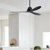 Image de Beacon Lighting Ventilateur de plafond Beacon Whitehaven, noir, silencieux, Ø 142 cm