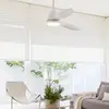 Image de Beacon Lighting Beacon Ventilateur de plafond avec lumière Whitehaven blanc silencieux