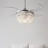 Image de Beacon Lighting Beacon Ventilateur de plafond avec lumière Fanaway Veil chrome silencieux