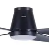 Image de Beacon Lighting Ventilateur de plafond LED Beacon Aria CTC, noir, 122 cm, silencieux