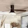 Image de Beacon Lighting Beacon Ventilateur de plafond avec lumière Flusso bronze silencieux
