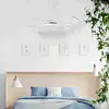 Image de Beacon Lighting Beacon ventilateur de plafond lumière Fanaway Fraser blanc/clair silencieux