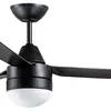 Image de Beacon Lighting Beacon Ventilateur de plafond avec lumière Megara noir 122cm silencieux