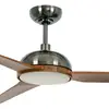 Image de Beacon Lighting Beacon Ventilateur de plafond avec lumière Unione, nickel/koa, silencieux
