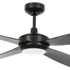 Image de Beacon Lighting Beacon Ventilateur de plafond avec lumière Slipstream, noir, silencieux