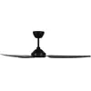 Image de Beacon Lighting Ventilateur de plafond Beacon Polis noir DC silencieux Ø 137 cm IP55