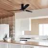 Image de Beacon Lighting Ventilateur de plafond Beacon Londo noir moteur DC 132 cm silencieux