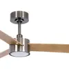 Image de Beacon Lighting Ventilateur de plafond Beacon avec éclairage Climate IV nickel/teck, silencieux