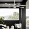 Image de Beacon Lighting Beacon Ventilateur de plafond avec lumière Atlanta blanc 142 cm silencieux