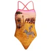 Image de Funkita Circle of Life - Maillot de bain pour femme - Résistant au chlore - Séchage rapide, multicolore, 40