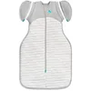Image de Love To Dream Sac de Transition Swaddle Up, Grand Format, 8,5-11 kg, Blanc, Coupe ajustée, Ailes Amovibles, Indice de Protection 2,5 Tog (16-20 °C), Lavable en Machine et Double Fermeture éclair