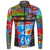 Image de Cycology Clothing Maillot d'hiver à manches longues pour homme, bleu, Taille XL