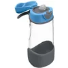 Image de B.BOX - Gourde enfant en Tritan   - Bouteille Enfant avec Bec Souple Anti-Fuite   Pratique pour le Sport, la Voiture, l'Ecole.- Sans BPA - 450 ml   Dès 12 mois - Blue Slate