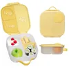 Image de b.box Mini Boite à Déjeuner Enfant | Boite à Repas à Compartiments | Lunch Box avec 3 Compartiments (2 Étanches) | Idéal pour Collations des Tout-Petits | Peut Contenir un Fruit Entier | Sans BPA