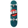 Image de RAD Checkers Progressive Skateboard Mixte Adulte, Noir/Bleu pétrole, 7,25"