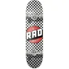 Image de RAD Checkers Skateboard progressif Unisexe pour Adulte Noir/Blanc 19,9 cm