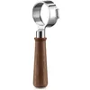 Image de Sage - The Naked Portafilter 58mm   Porte-filtre à Espresso Sans Fond, Aide Visuelle à l'Extraction, Poignée Ergonomique, Compatible Avec Les Porte-filtres Sage 58mm - Noyer Premium