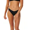 Image de Rip Curl Bas de bikini classique pour femme avec couverture coquine, noir, Taille XS