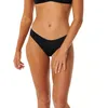 Image de Rip Curl Bas de bikini classique pour femme avec couverture coquine, noir, Taille XL