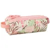 Image de Rip Curl Trousse Scolaire Fille 2 Compartiments imprimé Tropical Beige - Polyester recyclé - Toutes Classes dès Le CP