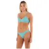 Image de RIP CURL Athletic Criss Cross Surf Bikini Top with Adjustable Straps-Bathing Suit for Beach & Pool Haut, Bleu Sarcelle, L Femme