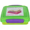 Image de Sistema LUNCH Sandwich Box Récipient de conservation alimentaire | Boîte à repas empilable de 450 ml avec couvercle étanche | Sans BPA | Couleurs Assorties
