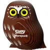Image de EUGY Ninox - Puzzle 3D N° 026 - Jouet Créatif en Carton Recyclé - pour Enfants dès 6 Ans et Adultes Jusqu’à 99 Ans - Puzzle Éducatif et Écologique