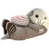 Image de EUGY Loutre de Mer   Puzzle 3D N° 060   Jouet Créatif en Carton Recyclé   pour Enfants dès 6 Ans et Adultes Jusqu’à 99 Ans  Puzzle Éducatif et Écologique