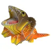 Image de EUGY Lézard   Puzzle 3D N° 108   Jouet Créatif en Carton Recyclé   pour Enfants dès 6 Ans et Adultes Jusqu’à 99 Ans  Puzzle Éducatif et Écologique