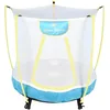 Image de BRAVE SPORTS - Trampoline pour Enfants   Jeux pour Intérieur et Extérieur en Acier Galvanisé   Balançoire Extérieur avec Filet de Sécurité   Montage Rapide   1 Mètre