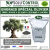 Image de ENGRAIS Spécial OLIVIER 5 kg - SoluControl - Formulation haute qualité Organo-Minerale - NPK 5-4-9 - Utilisable en Agriculture BIOLOGIQUE